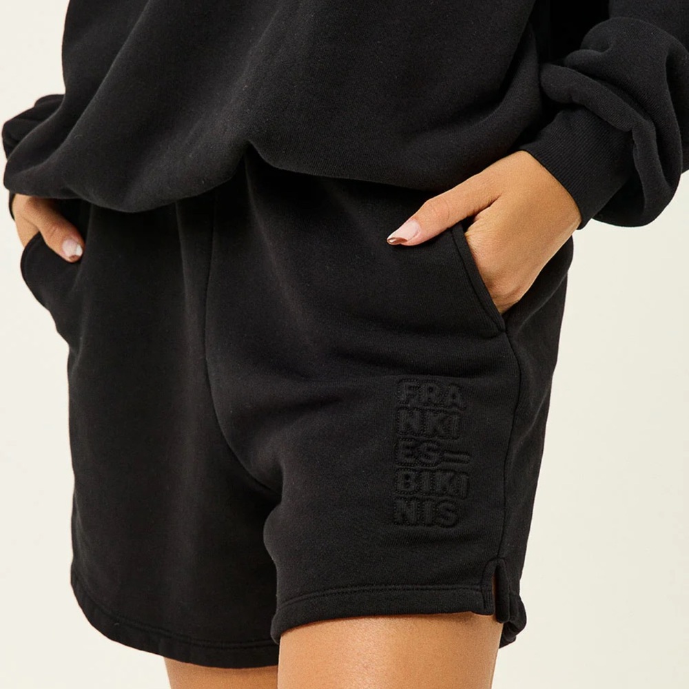 Frankie’s Bikinis Burl High Waist Sweat Shorts